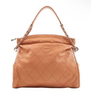 CHANEL Camel Quilted Shoulder Bag SOLD